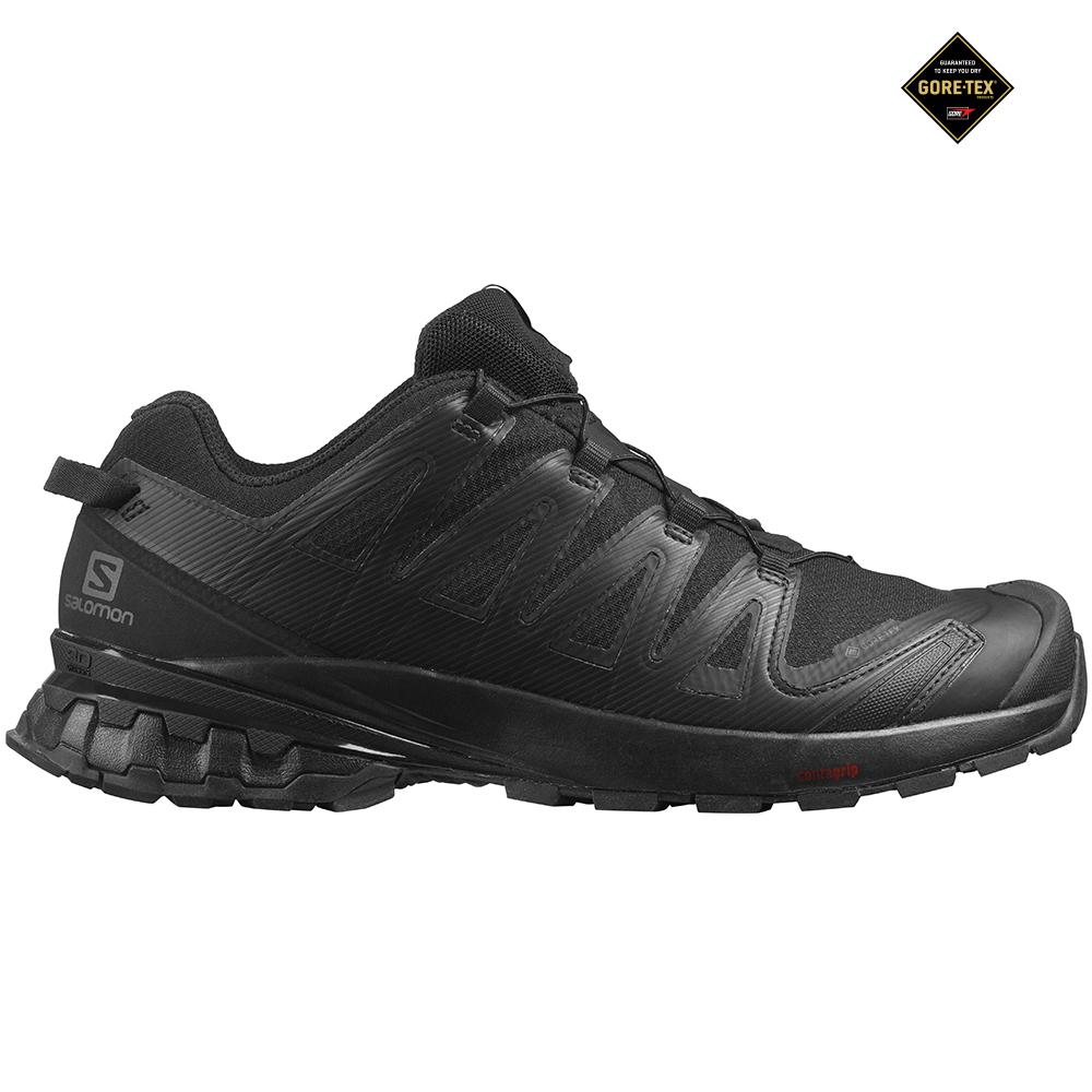 SALOMON XA PRO 3D V8 GORE-TEX Philippines - Men's Trail Running Shoes - Black | 604289-BFP